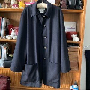 Escada rabbit fur and wool light jacket